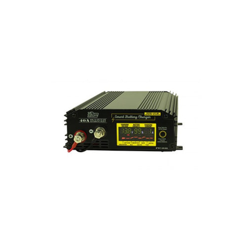 Battery Charger 6/12/24V 8 stage 40 Amp Powertrain PTC40AL Lithium