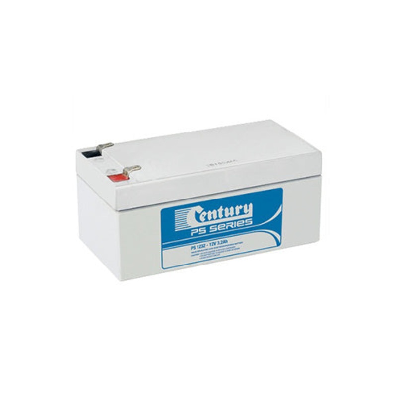 Century PS1232 12V 3.2Ah AGM Deep-Cycle Battery – Sealed Stationary Power