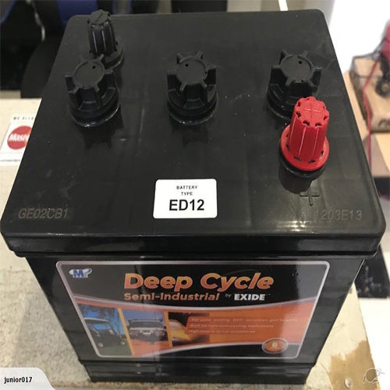 Exide ED12 6V Deep Cycle Battery – 600CCA