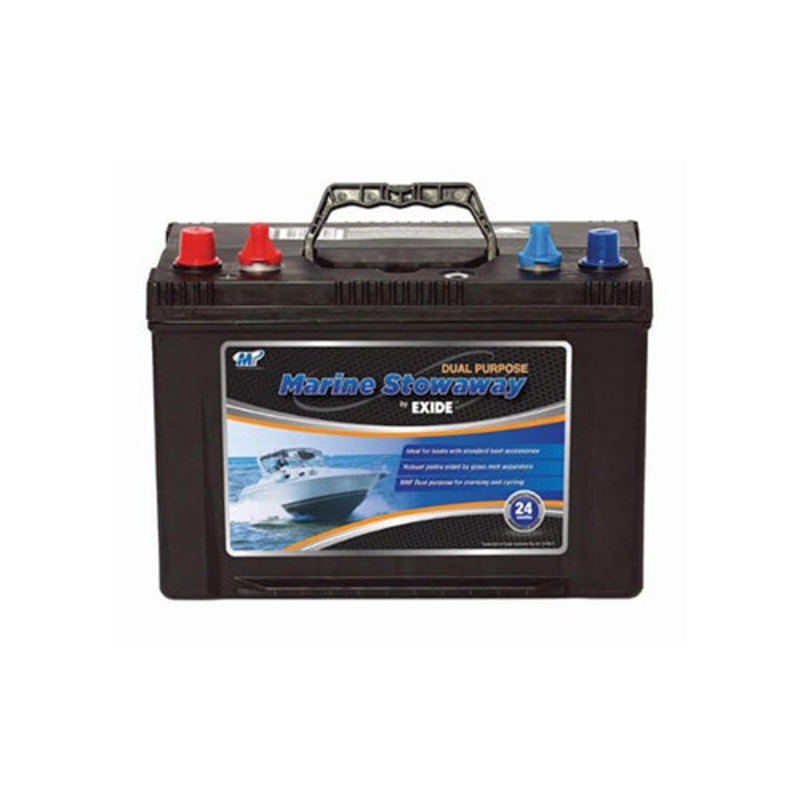Exide Stowaway Marine Battery 12V 600 CCA 82Ah – MSDP24