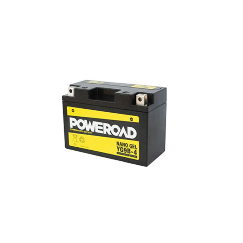 Poweroad Nano Gel Motorbike Battery 12V 8Ah YG9B-4 (YT9B-BS)