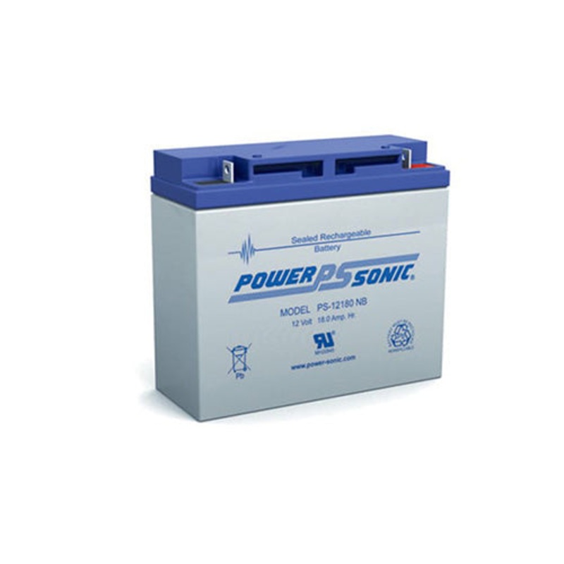 PowerSonic PS-12180 12V 18Ah AGM VRLA Sealed Battery