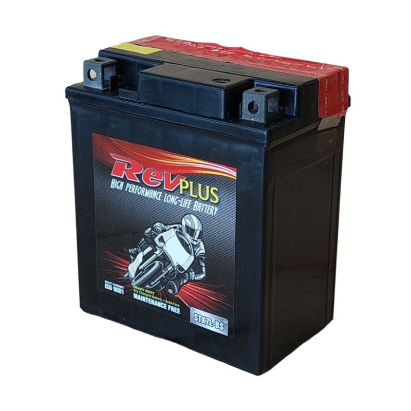 Revplus AGM Motorbike Battery 12V 6Ah 85CCA (STX7L-BS)
