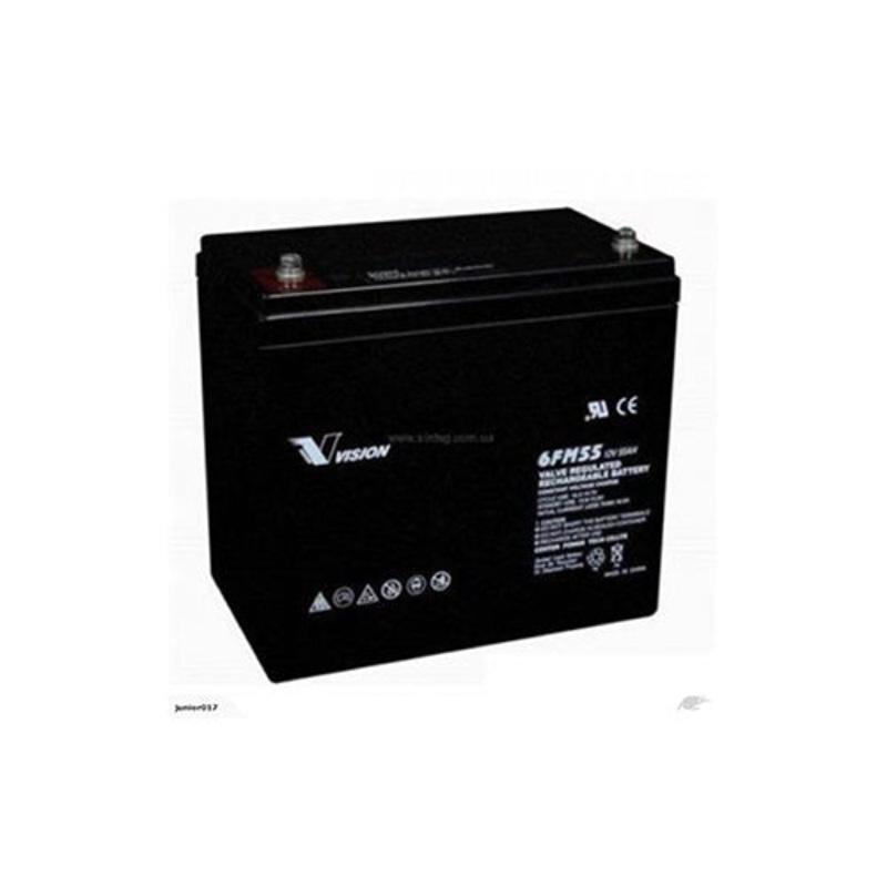 Vision 6FM55 12V 55Ah AGM Mobility Scooter Battery  Also for Golf Trundlers