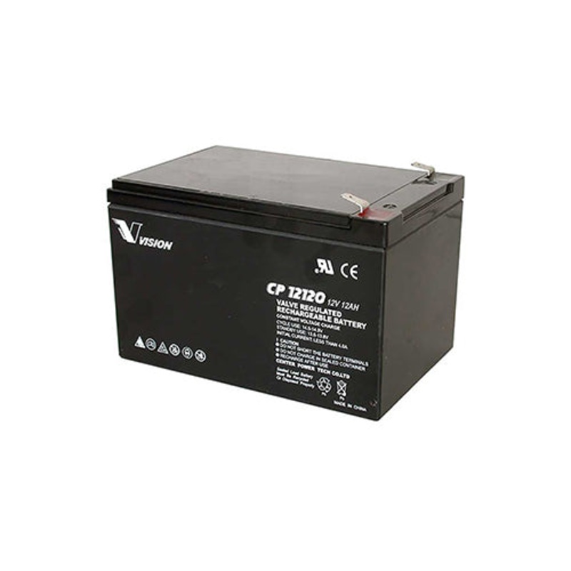VISION CP12120 Sealed Rechargeable SLA Battery 12V 12Ah