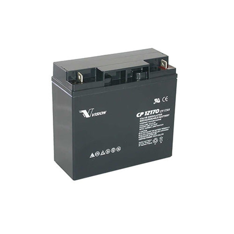 VISION CP12170 12V 17Ah Sealed Rechargeable SLA Battery