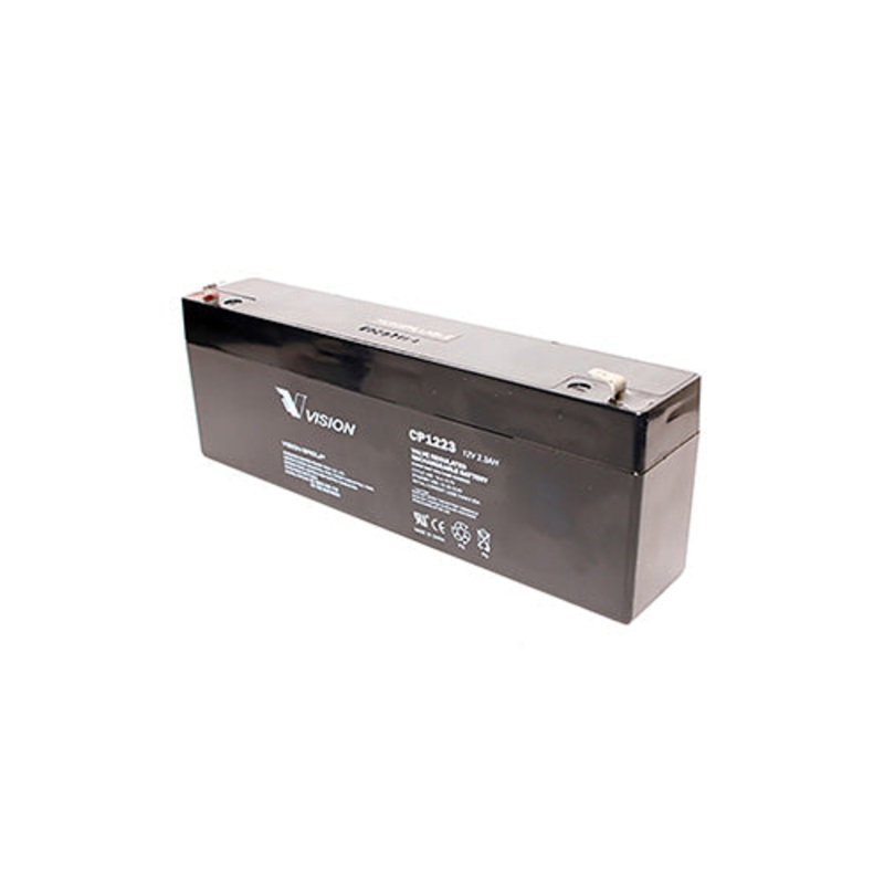 VISION CP1223 12V 2.3Ah Sealed Rechargeable SLA Battery