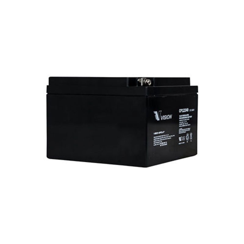 VISION CP12240 12V 24Ah AGM Deep Cycle Battery