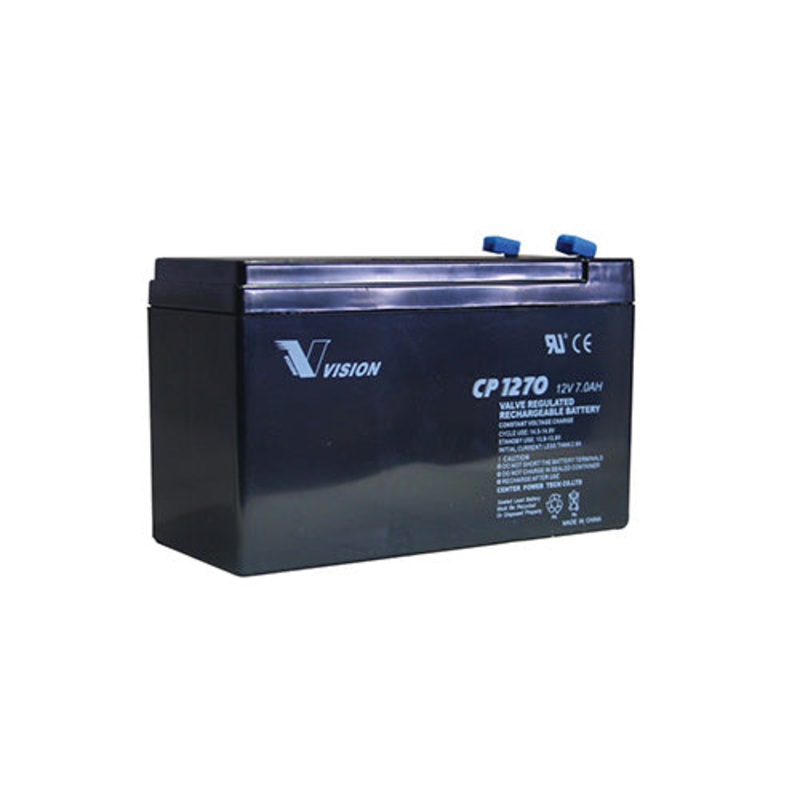 VISION CP1270 12V 7Ah Security Alarm Battery – Kontiki Battery