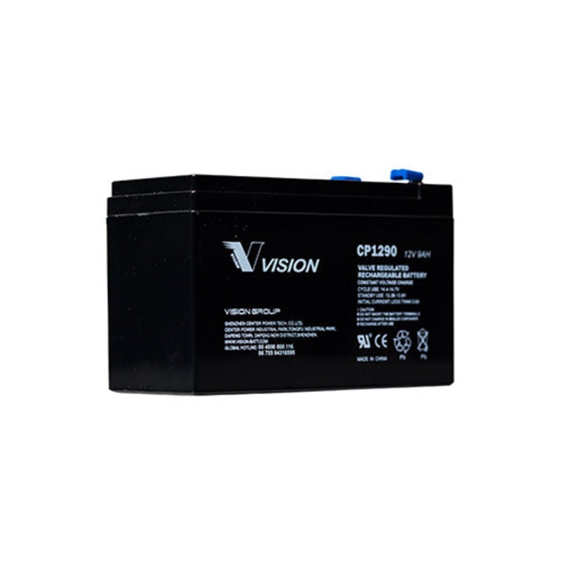 VISION CP1290 12V 9Ah Security Alarm Battery – Kontiki Battery