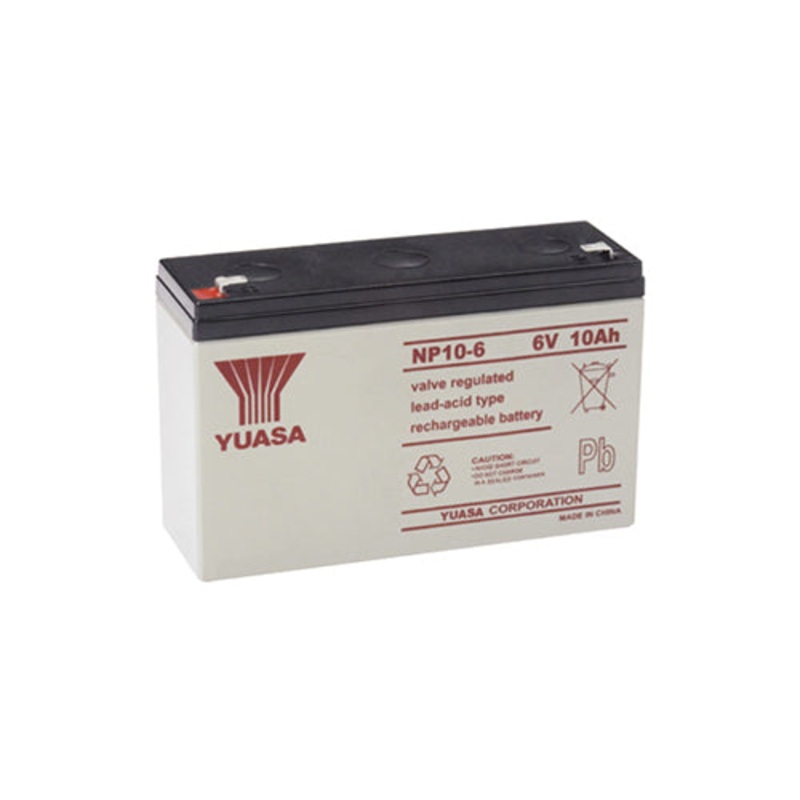Yuasa NP10-6FR 6V 10Ah AGM Deep-Cycle Battery