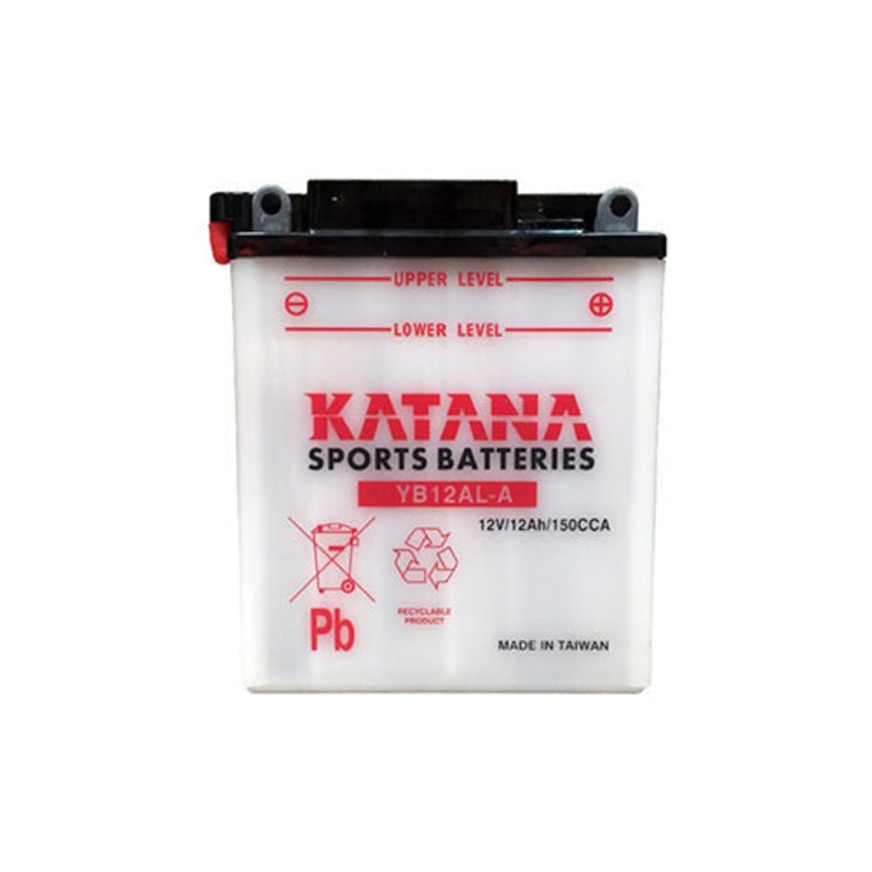 12V Katana YB12AL-A Conventional Motorcycle Battery 12Ah 150CCA