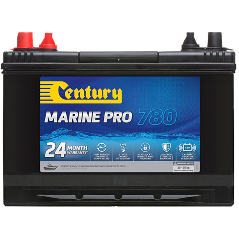 Century N70ZM MF Marine Pro 780 Battery – 780 CCA 80 Ah 24-Month Warranty