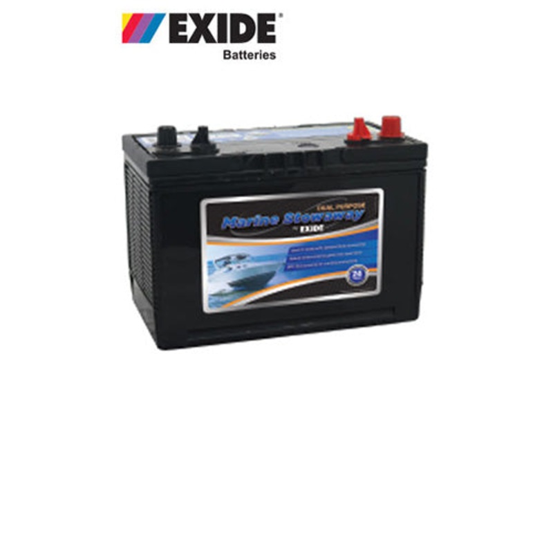 Exide Deep Cycle Marine Battery MSDP27C 750 CCA, 105 AH