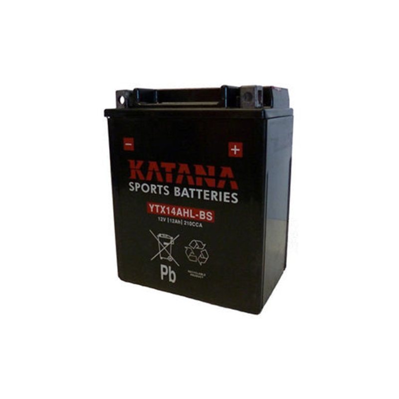 Katana YTX14AHL-BS 12V 12Ah VRLA Motorcycle Battery – 6-Month Warranty