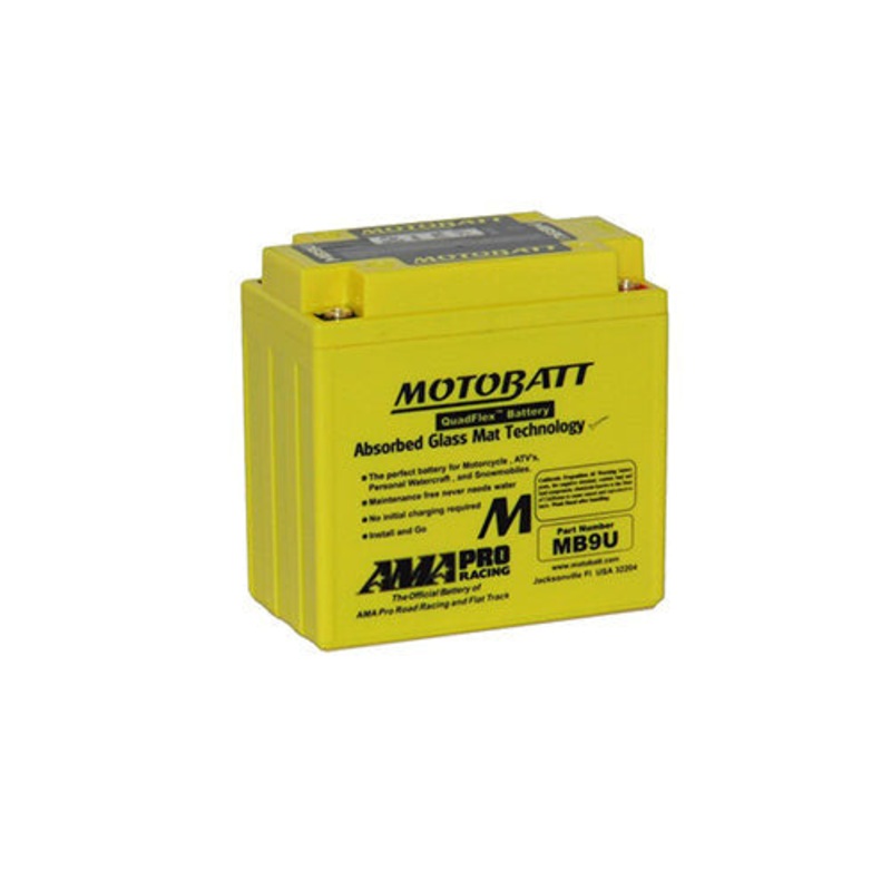 Motobatt Quadflex MB9U 12V 140CCA Motorbike Battery