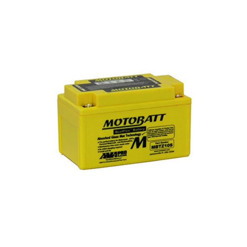 Motobatt Quadflex MBTZ10S 12V 190CCA AGM Motorbike Battery