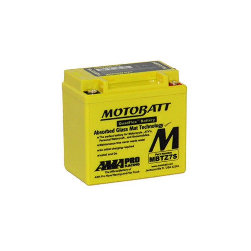 Motobatt Quadflex MBTZ7S 12V 100CCA AGM Motorbike Battery
