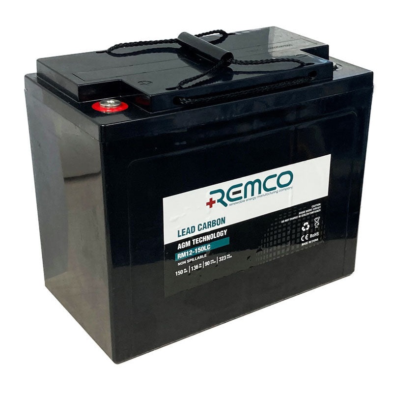 Remco RM12-150LC 12V 150Ah Lead Carbon AGM Deep Cycle Battery