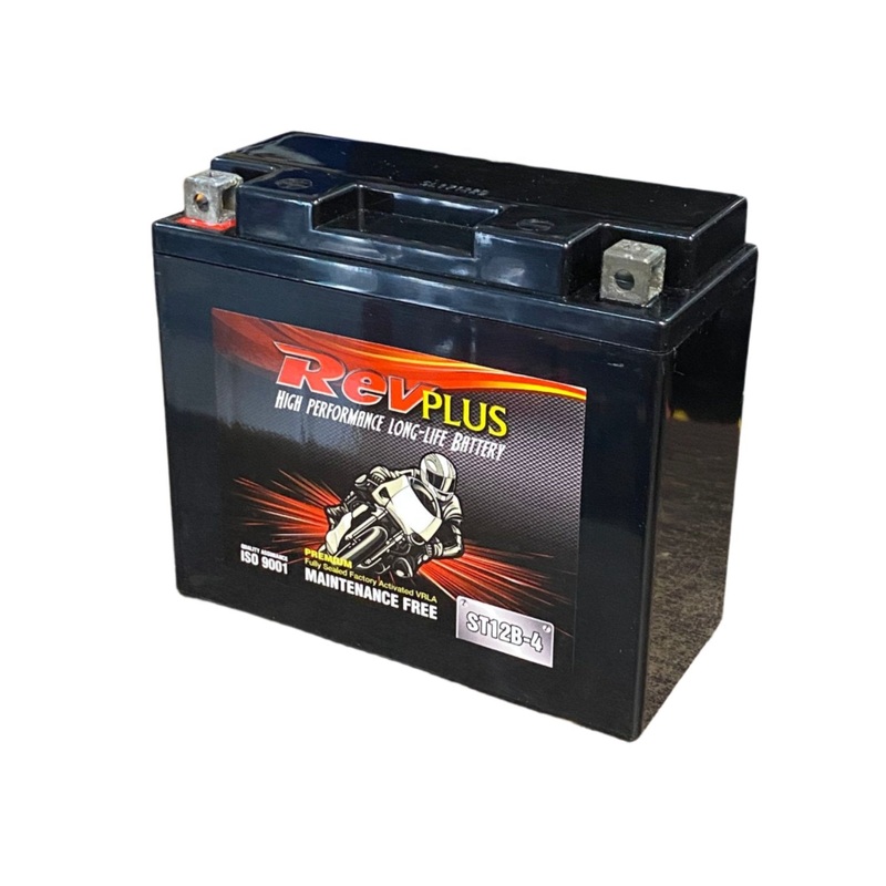 Revplus AGM Motorbike Battery 12V 10.5Ah 200CCA (ST12B-4)