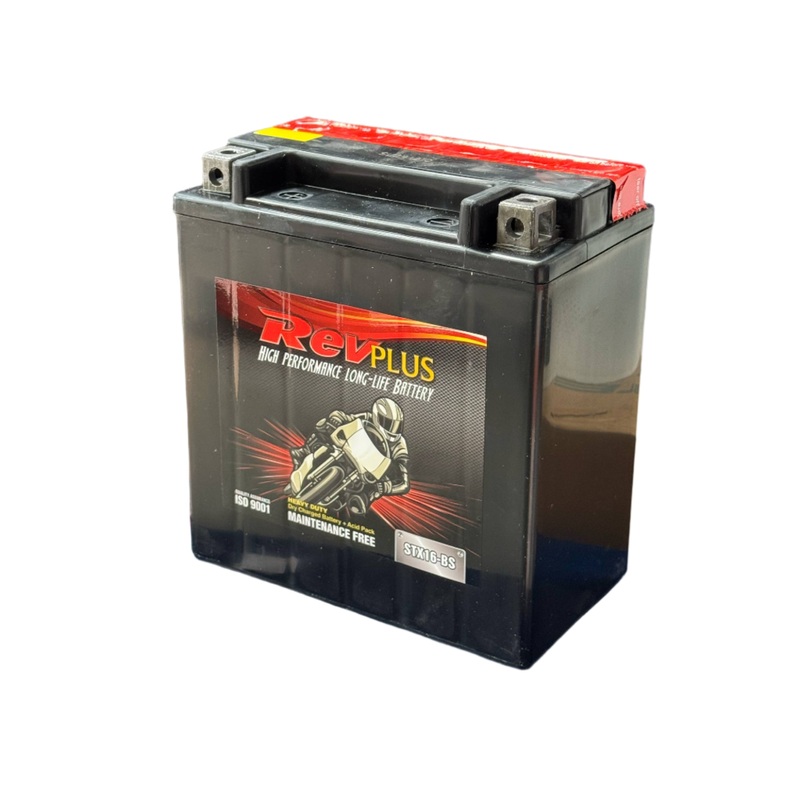 Revplus AGM Motorbike Battery 12V 14Ah 220CCA (STX16-BS)