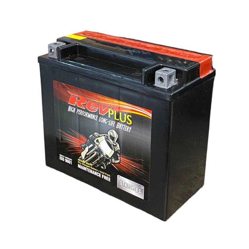 Revplus AGM Motorbike Battery 12V 18Ah 250CCA (STX20L-BS)