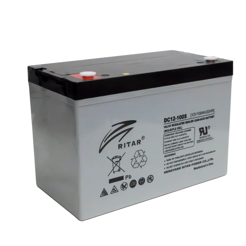 RITAR DC12-100S 12V 100AH Deep Cycle AGM Battery