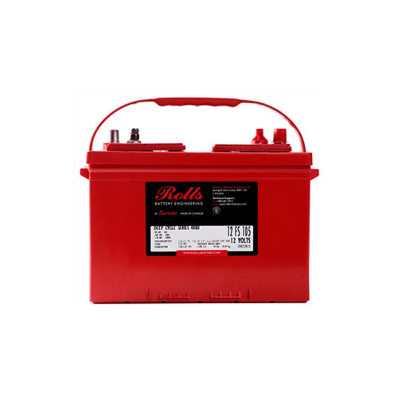 Rolls 12FS105 12V 105Ah Deep Cycle Battery – 2 Year Warranty