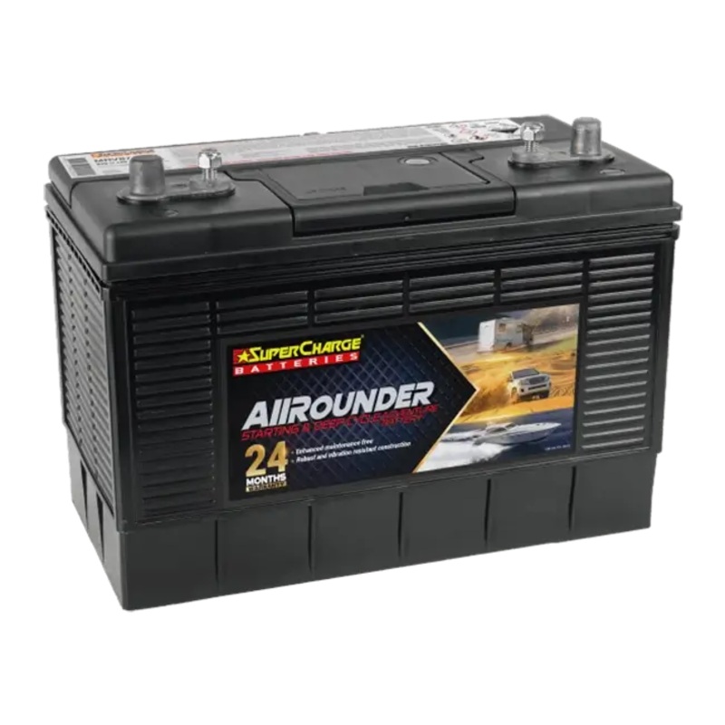 Supercharge All Rounder MRV87 – Starting & Deep Cycle Marine Battery