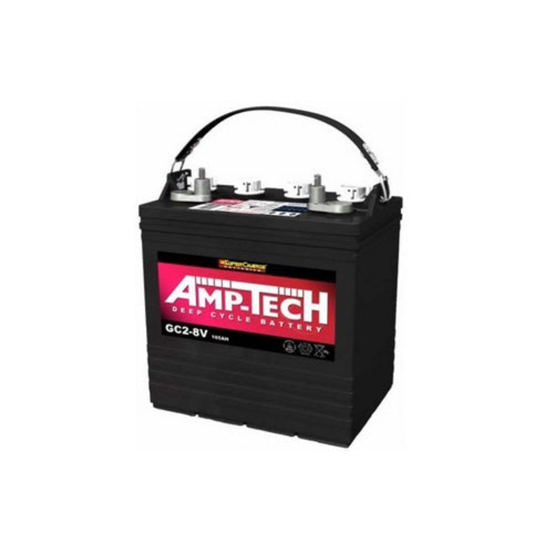SuperCharge AMP-TECH 8V 165Ah Deep Cycle Battery GC2-8V