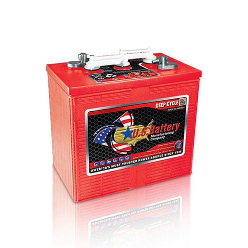 US Battery US250HC 6V 250Ah Deep Cycle Battery for Cleaning Machines and EWPs