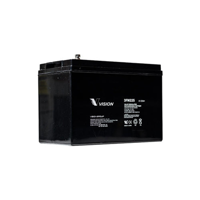 Vision 3FM225 AGM Deep Cycle Battery 6V 225AH
