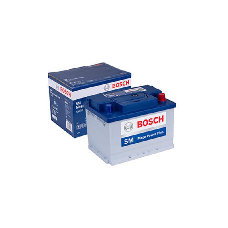 Bosch DIN53L European Car Battery – 12V, 500CCA, Maintenance-Free