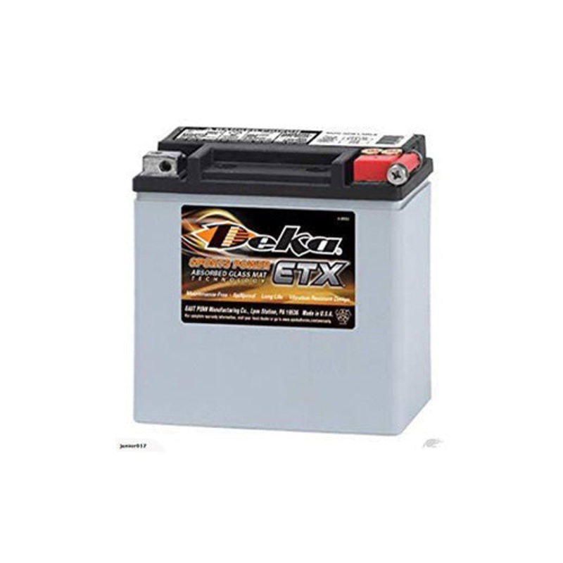Deka ETX14L AGM Motorbike Battery – 12V 12Ah 410CCA