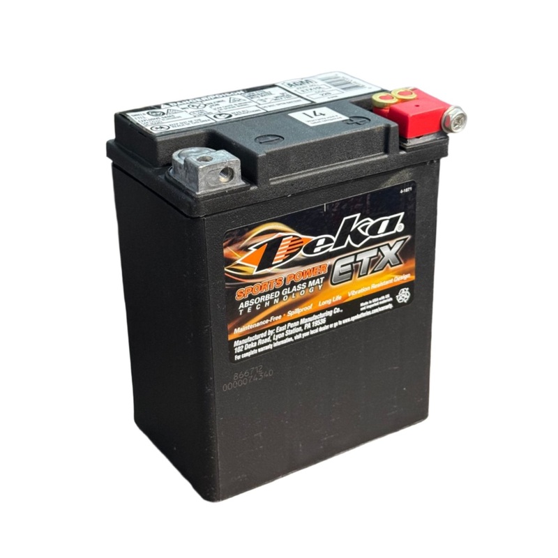 Deka ETX15L AGM Motorbike Battery – 12V 14Ah 325CCA