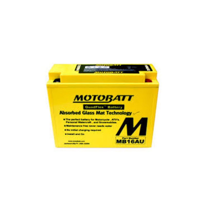 Motobatt Quadflex MB16AU 12V 230CCA Motorbike Battery | YB16AL-A2