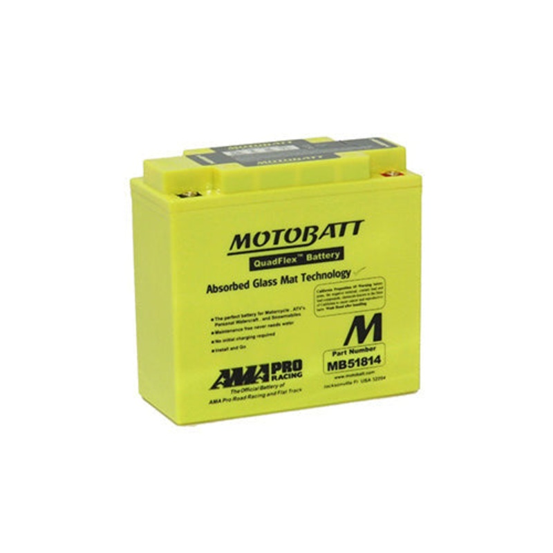 Motobatt Quadflex MB51814 12V 220CCA Motorbike Battery | 51814
