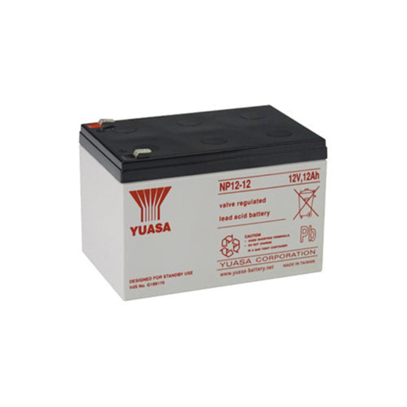 NP12-12FR Yuasa NP Stationary Power 12V 12AH AGM Deep-Cycle Sealed Battery