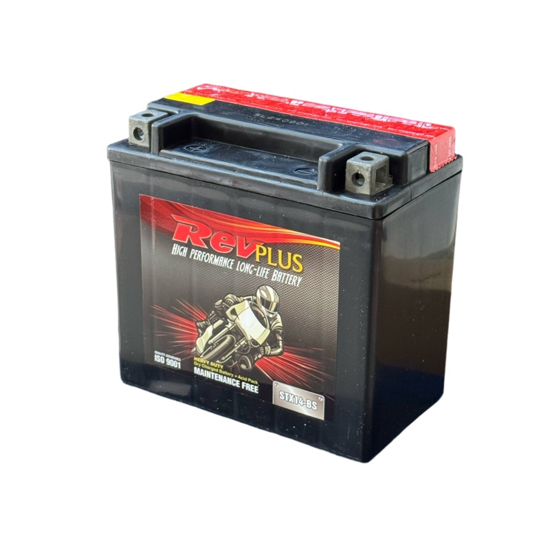 Revplus AGM Motorbike & Quad Battery 12V 12Ah 200CCA (STX14-BS)