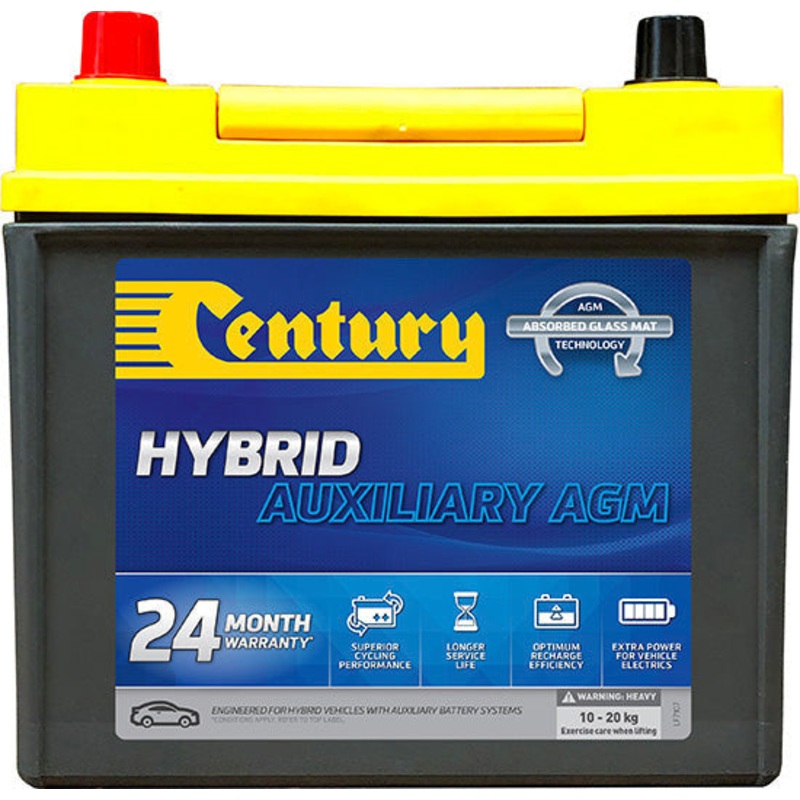S55D23R Century Start-Stop Battery 12V 550 CCA, 24-Month Warranty