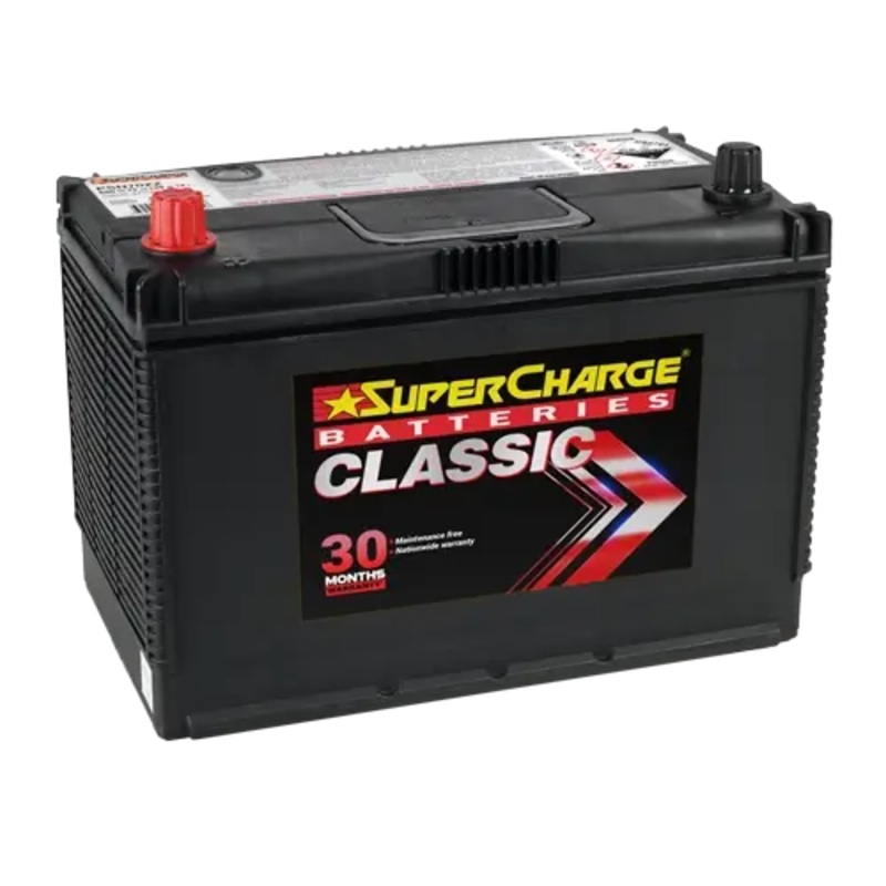SuperCharge Classic N70ZZ Battery, 12V 680 CCA, 30-Month Warranty (Right Hand)