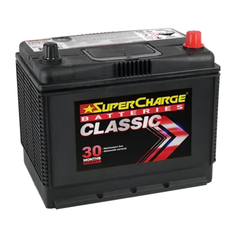 Supercharge Classic NS70L Battery 615 CCA – 30-Month Warranty
