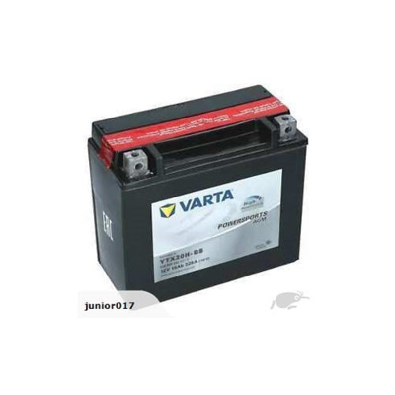 VARTA AGM Motorcycle Battery 12V 18Ah 320CCA (YTX20H) – Superstart