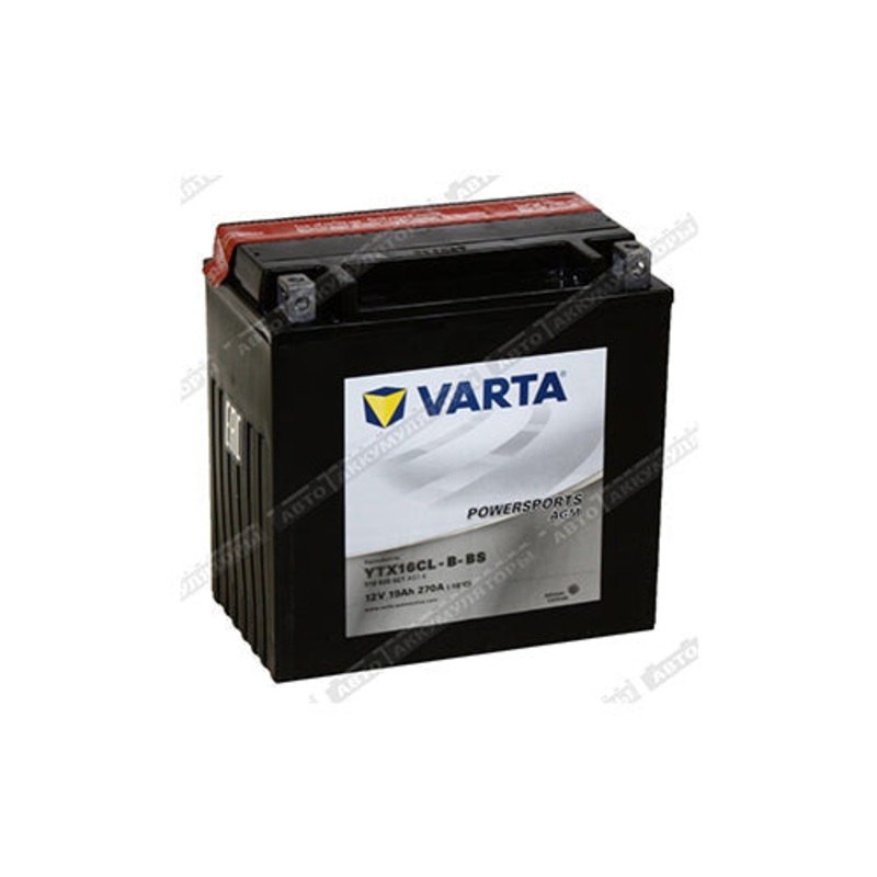 VARTA AGM Motorcycle Battery 12V 19Ah 270CCA (YTX16CL-B) – Superstart
