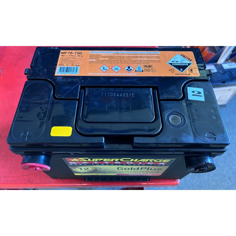 American Car Battery 750CCA MF78-750 12V Front Terminal – Alco Battery