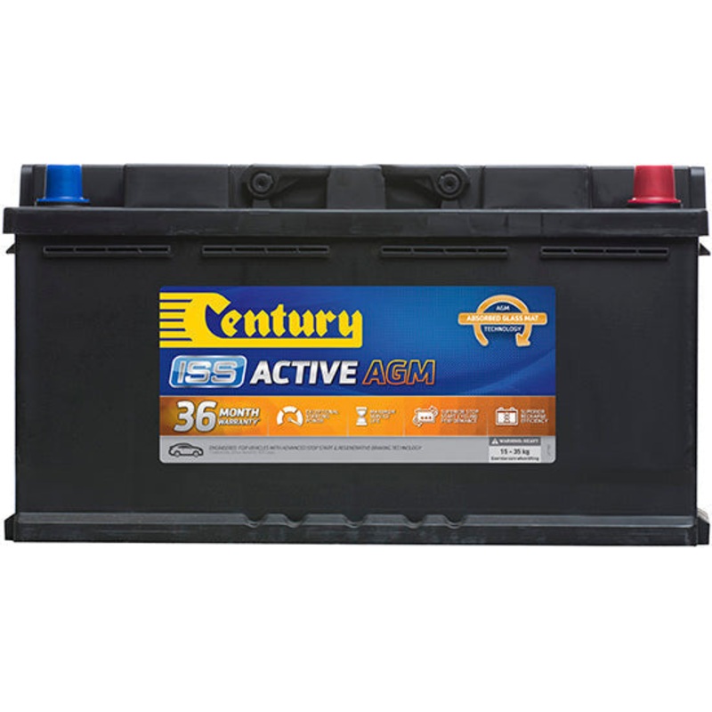 Century DIN75LHAGM 800CCA 12V AGM Battery | 95Ah Stop-Start Battery | 36-Month Warranty