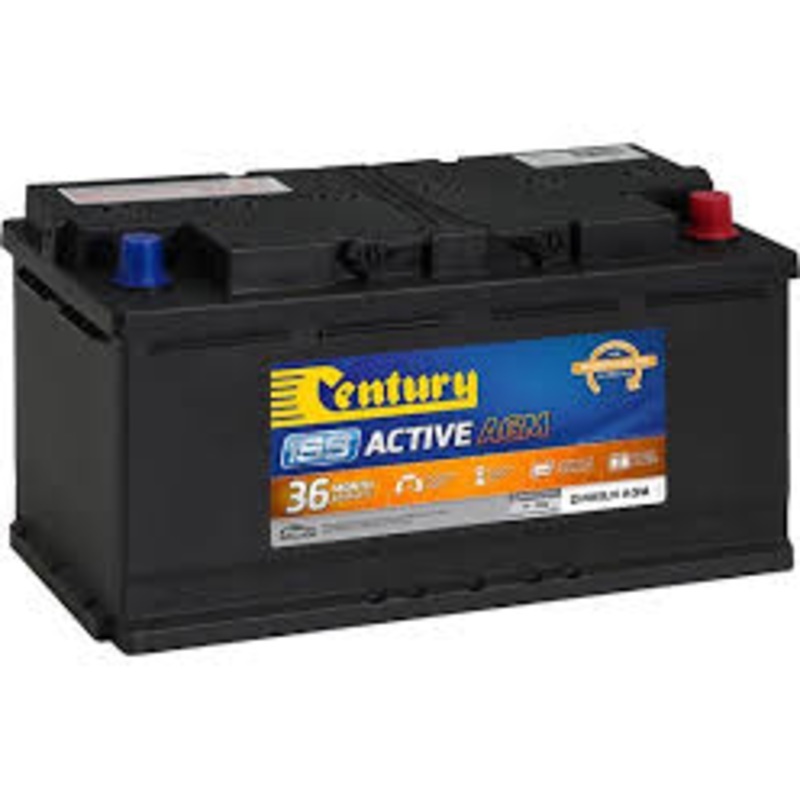 Century DIN85LHAGM Start-Stop AGM Car Battery – 12V 850CCA 95Ah