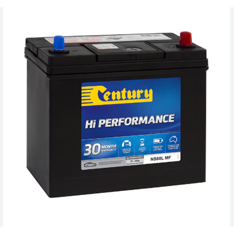 Century Hi Performance 12V 400CCA Car Battery – 45B24LMF (NS60 NS60L)