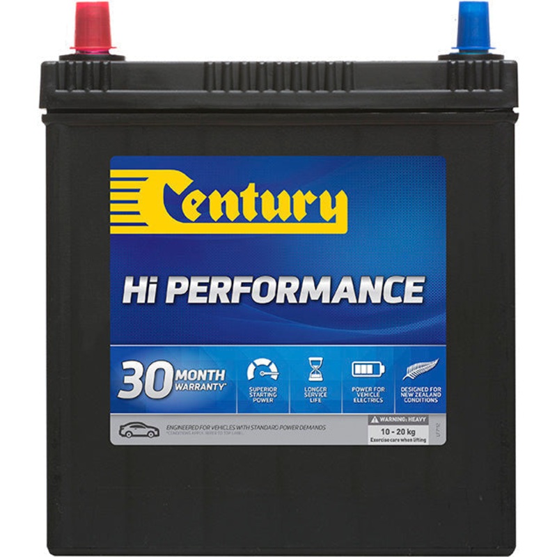 Century Hi Performance NS40Z MF Car Battery – 330 CCA, 30 Months Warranty