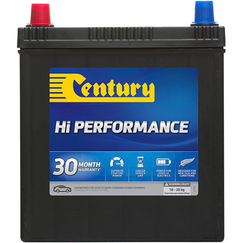 Century NS40ZS MF High Performance Car Battery 330 CCA 30 Months Warranty